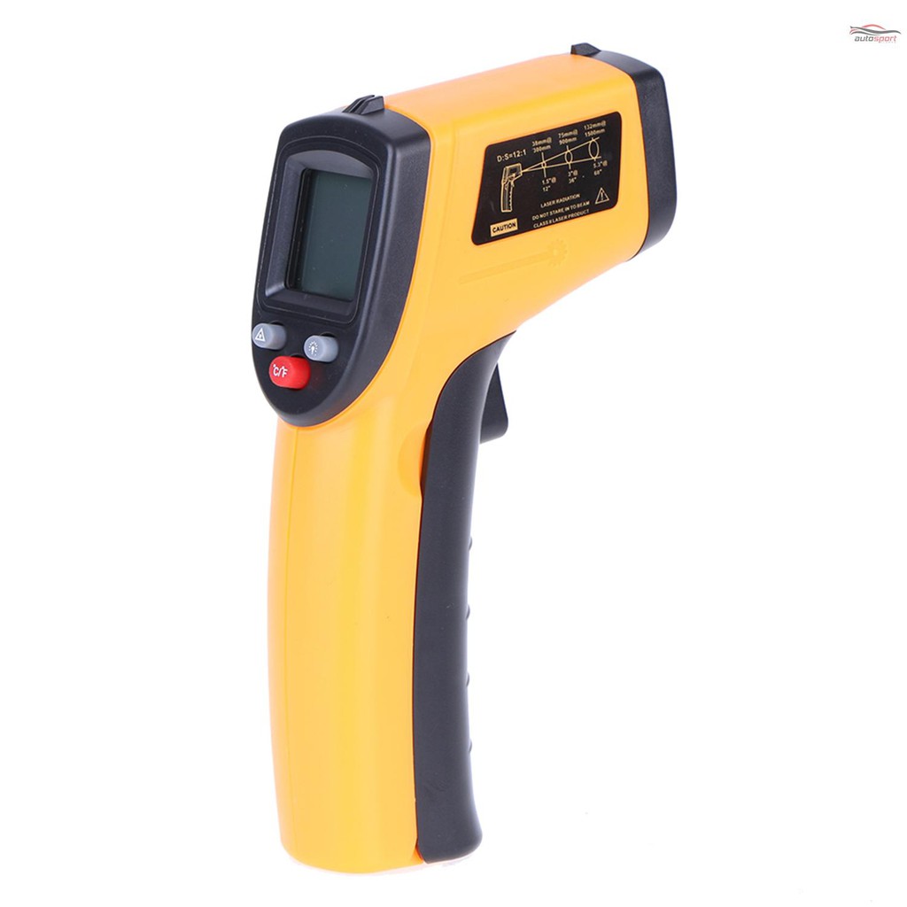Termômetro Digital Infravermelho Laser Industrial / Pistola De Temperatura Sem Fundo - 50-380 ° C (Não De Humano) Batter