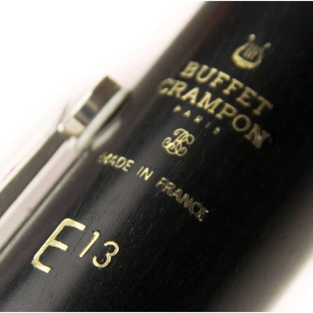 Clarinete Buffet crampon 17 chaves prateadas E-13 sib-mol material corpo ebonite sintetico made in france fabrica na china