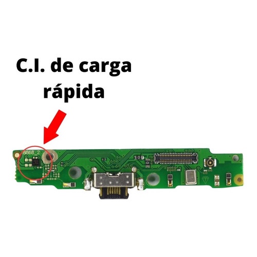 Placa Flex Conector Carga Mic Compat Vel Redmi A Turbo Escorrega