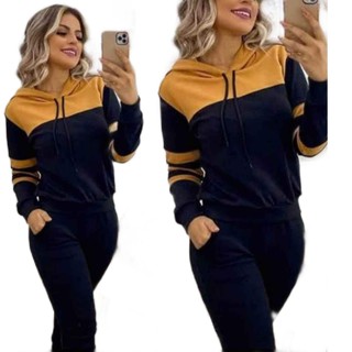 Moletom Malha Crepe Feminino Inverno ModinhaTop
