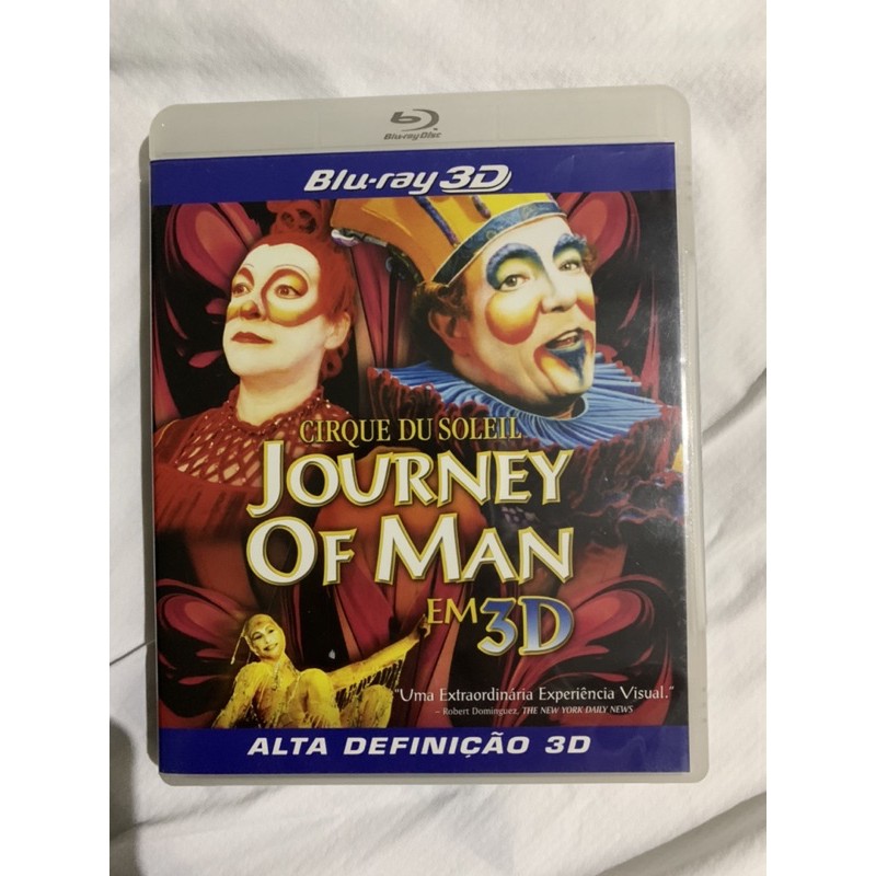 Cirque Du Soleiu Journey of man em 3D DVD Blu-ray original