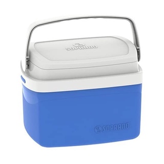Caixa Termica Cooler 5L Pequena Alça Bebidas Azul Soprano