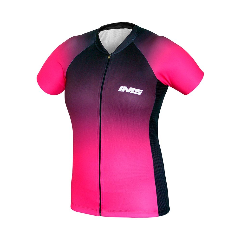 Camisa Feminina IMS Napoli Degradê Rosa - G - DEGRADE ROSA