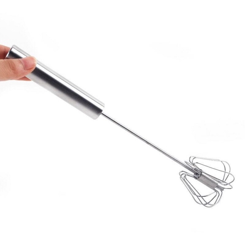 Batedor de Aço Inoxidável Para Bolos