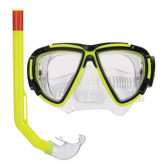Máscara E Snorkel De Mergulho Premium Adulto Silicone