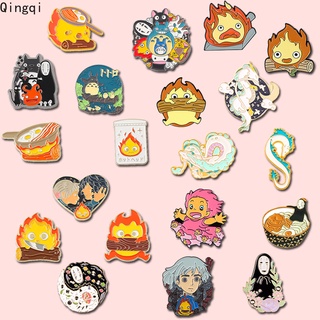 Broche De Lapela Com Motivos Do Anime/Pin/Dragão/Pônei/Hal Haku/Chihiro/Cassofer/Emblemas Para Fãs/Presente/Jóia Infantil