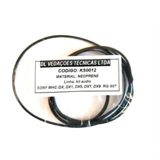 Correia para o tape deck e cd Sony MHC Dx, Dx1, Dx5, Dx7, Dx9, RG 66T em Oferta na Shopee