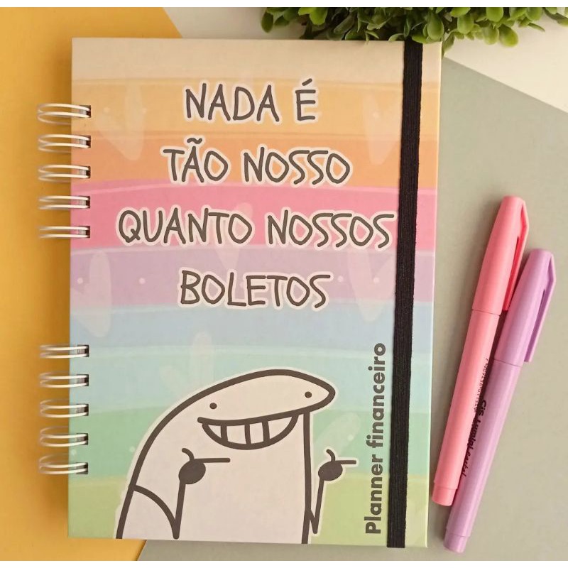 Planner Controle Financeiro Flork Shopee Brasil