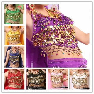 Top Dança Indiana Sexy Tribal Top Dança Do Ventre Top Traje Choli Top Bra Contas Sinos