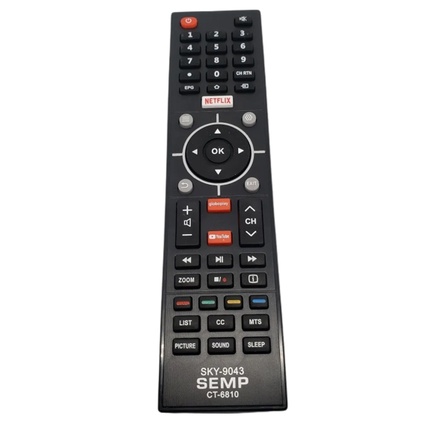 Controle Remoto Tv Lcd Led Smart Semp Toshiba 32 Polegadas