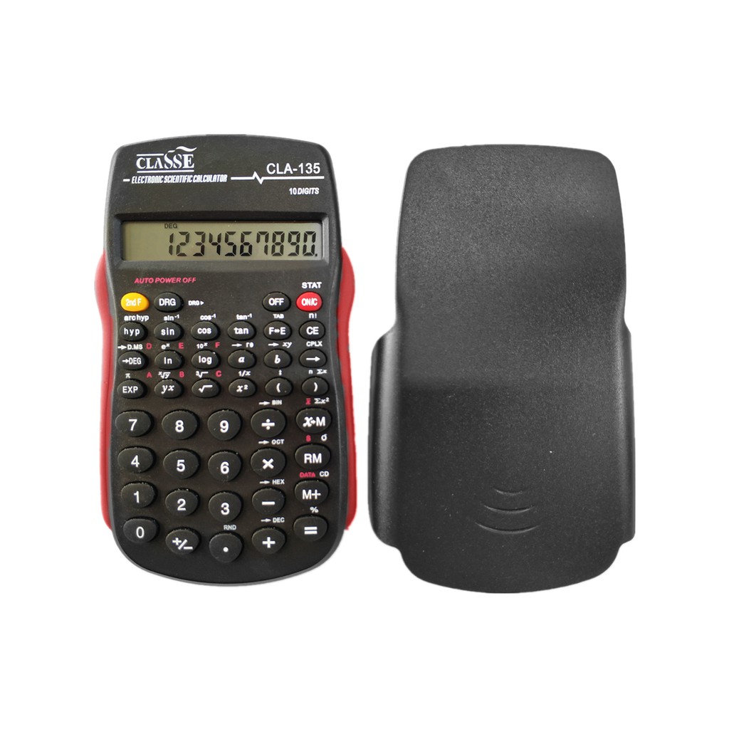 1 / 2 / 3 / 4 / 5 Calculadora Científica 56 Funções 10 Dígitos com Tampa
