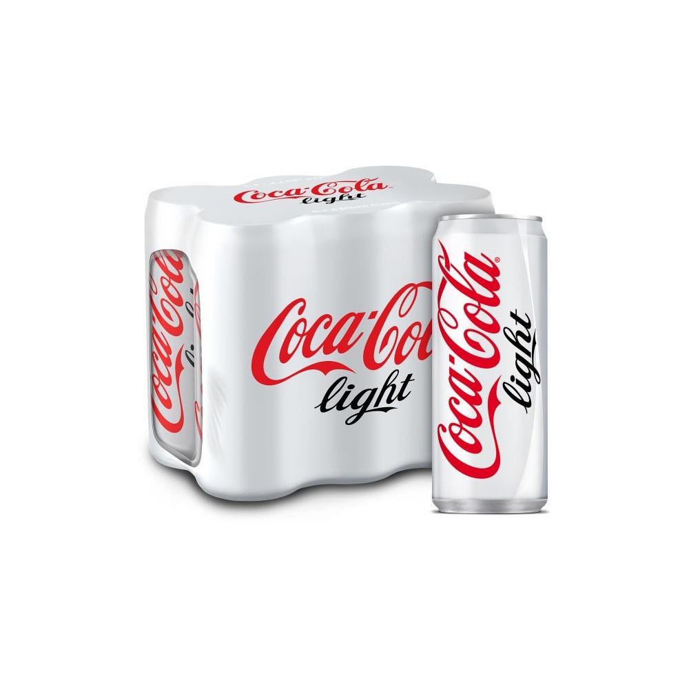 Pack 6 Refrigerante Coca Cola Light 310 ml