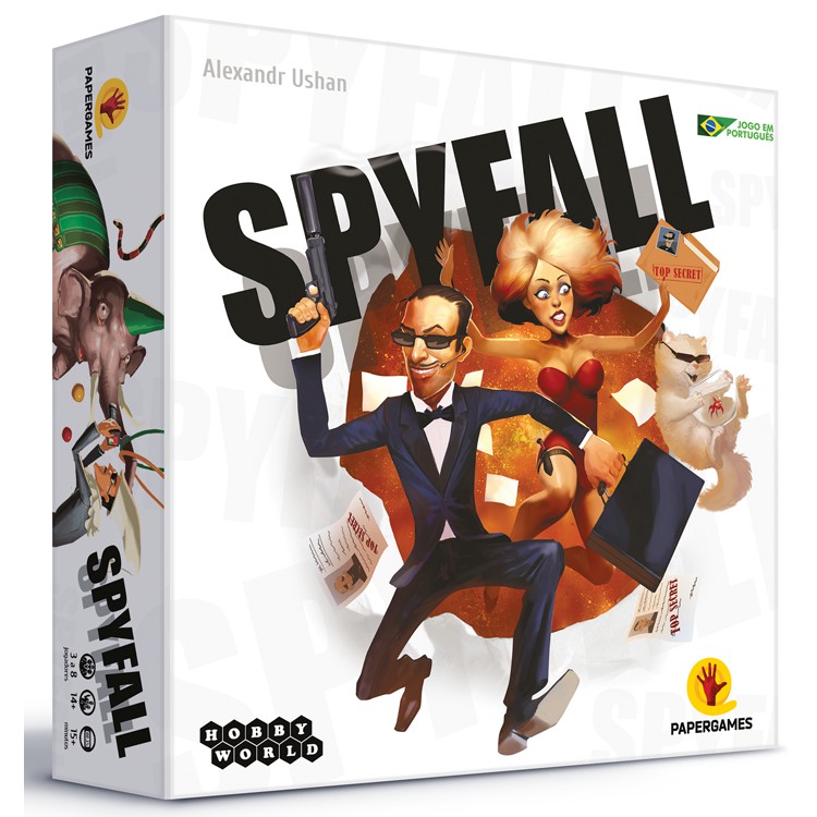 Spyfall Papergames Jogo De Tabuleiro Board Game Card Pt Br