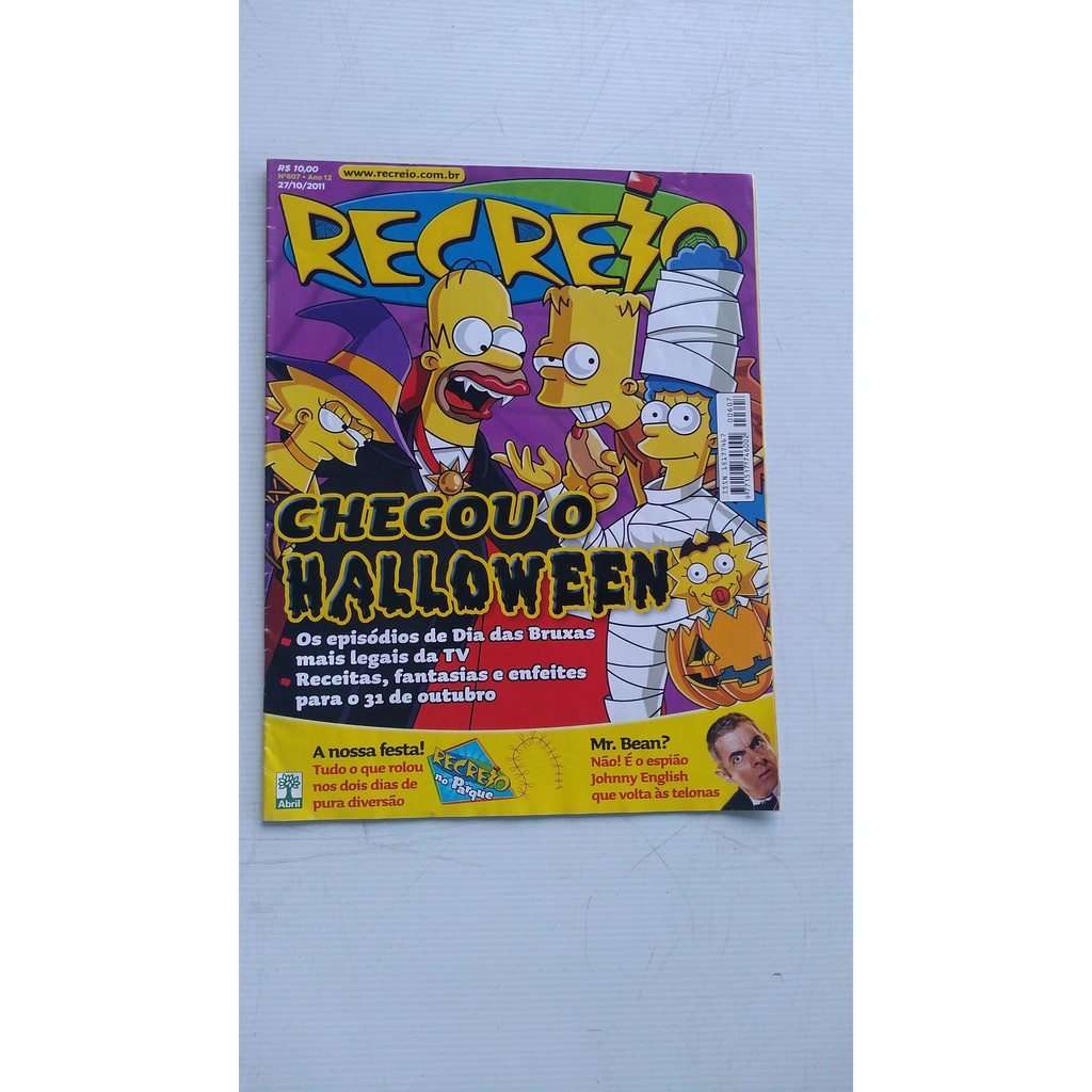 Revista Recreio 607 - 27/10/2011 - Chegou o hallloween