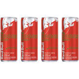Energetico Red Bull Energy Drink Melancia 250ml Kit Com 4unidades Shopee Brasil