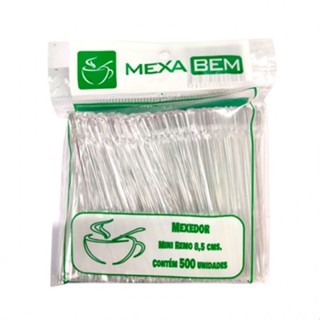1000 palito mexedor para café cappucino topper 8,5 cm em Oferta na Shopee