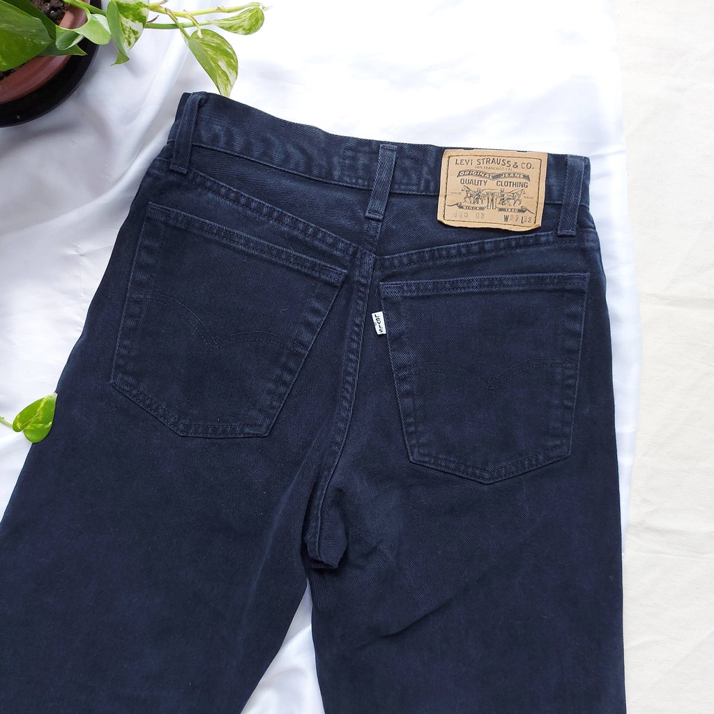 levis navy jeans