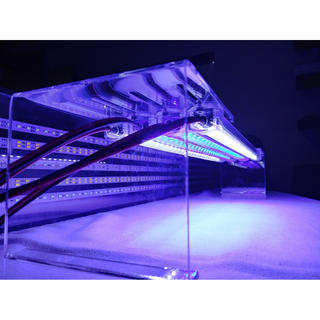 Luminária Led 28w Aquário Marinho Corais Sps 40cm