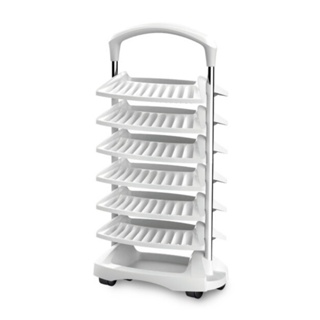 Carrinho Expositor de Esmaltes Diva 6 Bandejas (120 Esmaltes) Branco em Oferta na Shopee