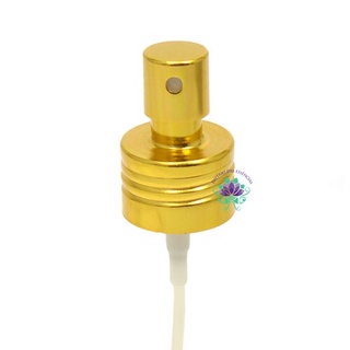 Válvula Spray Ouro Roleteada para Perfumes Rosca 24/410