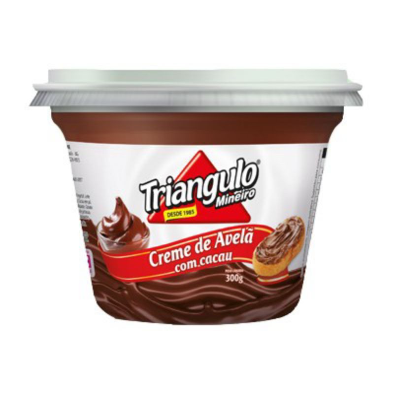 Chocolate Creme de Avelã (tipo Nutella) com Cacau 300G Triângulo