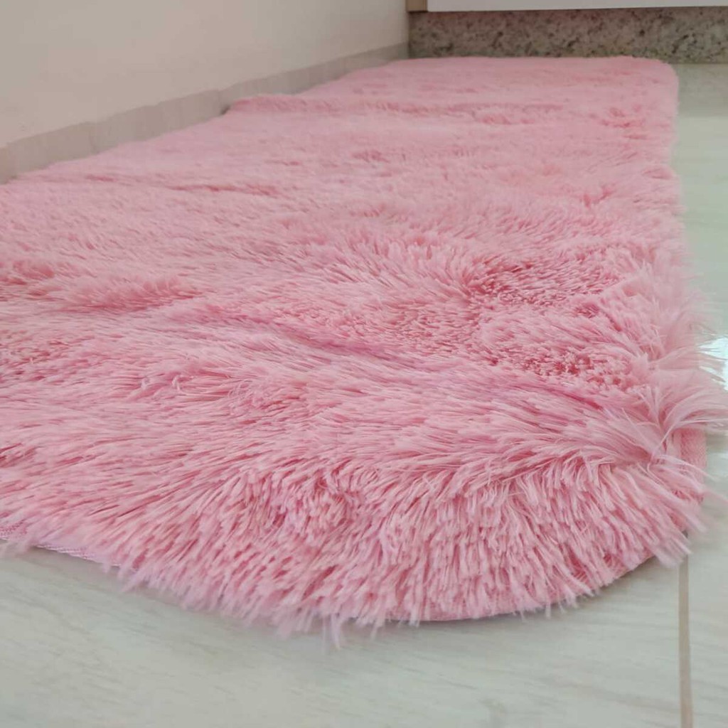 Tapete 2,00x0,60 Super Peludo Felpuda Passadeira Quarto/Sala/Escritorio Promoção