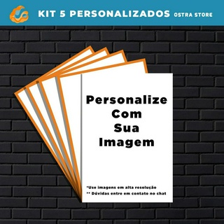 Kit de 5 Personalizados de Placas Decorativas - decoração