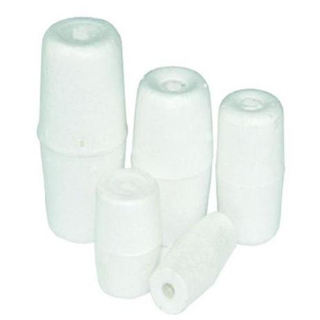 Boia Rolha Flutuador De Isopor Num  1, 2, 3, 4 Para Redes de Pesca  Com 100 Unidades