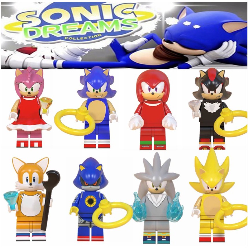 LEGO Blocos De Brinquedos Sonic Compatíveis Bloco De Construção De  Bricolagem Pequenos De Montagem Dificulves Presente Infantil - Escorrega o  Preço