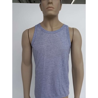 Regata Masculina 100% Poliéster Cinza MESCLA direto de fabrica com envio imediato