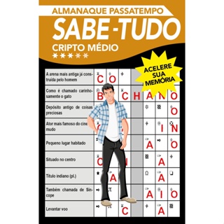 Almanaque Passatempo - Sabe tudo - Cripto - Nível médio em Oferta na Shopee
