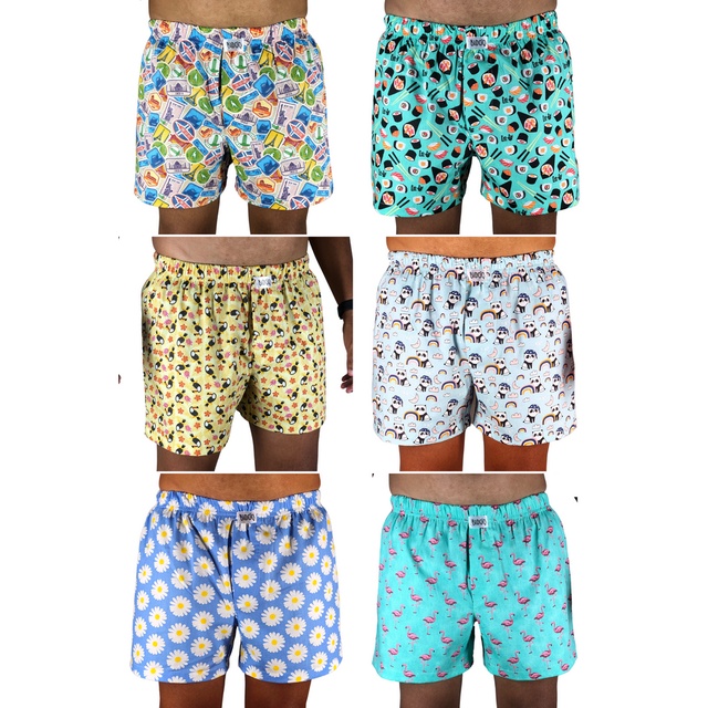 Short Samba Canção Unissex Estampado