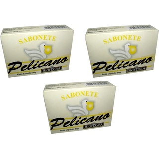 Kit Com 3 Sabonetes Pelicano Bioflora