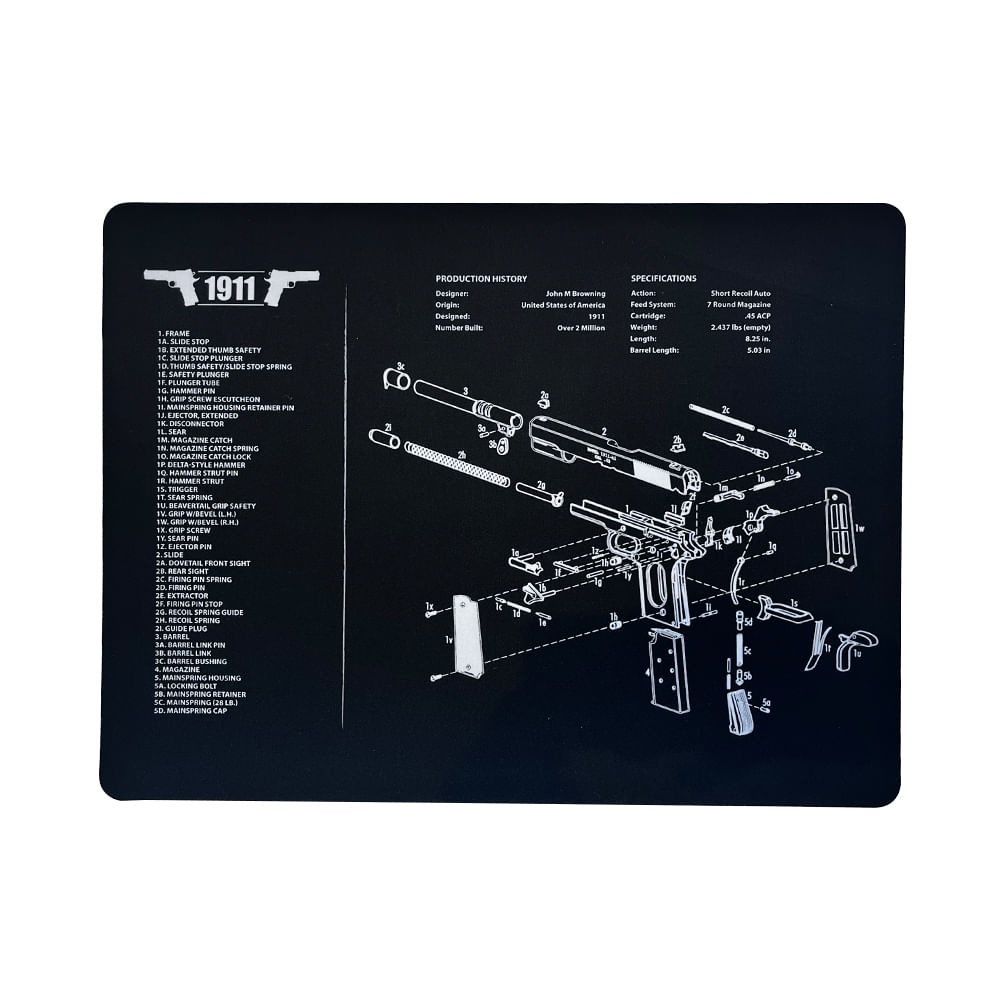 Esteira Limpeza Manutenção De Armas Gunmat Emborrachado - TAG em Oferta na Shopee