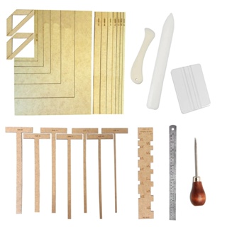 KIT GABARITO CARTONAGEM MDF ENCADERNAÇÃO FIO CABELO WIRE-O ESQUADRO DOBRADEIRA em Oferta na Shopee