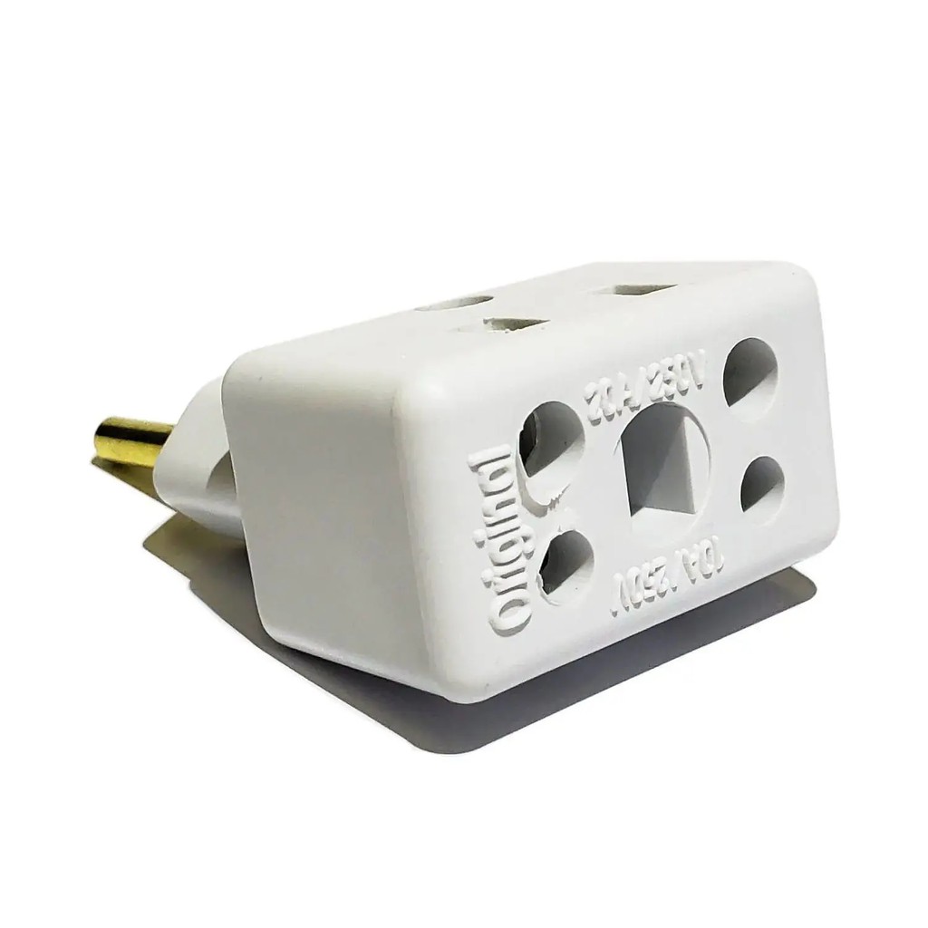 Adaptador Tomada 10a 15a 16a 20a = 110v 220v = PARA PANELA ELÉTRICA DE PRESSÃO = NÃO DERRETE O ADAPTADOR = ANTI CHAMA ( modelo Bob Esponja ) 3 Pinos Para 2 Pinos = Pode ser utilizado em tomada padrão antigo ou tomada novo padrão nbr 14136