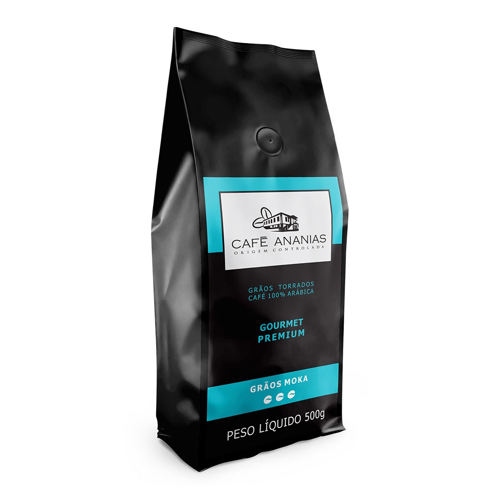 Café em grãos Ananias Gourmet Premium (Moka) 500g