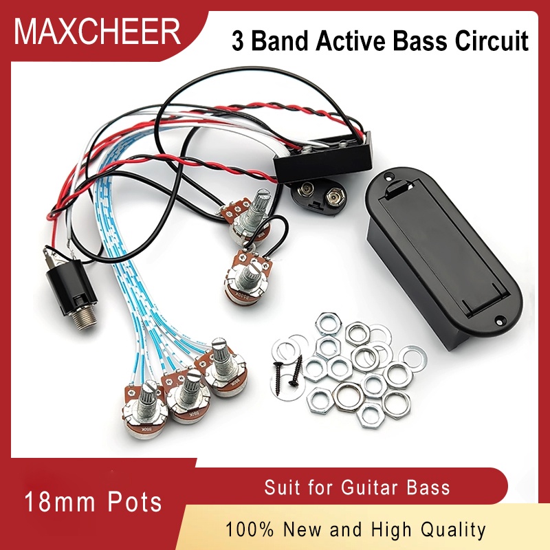 Circuito de graves ativos de 3 banda pré-conectada Eq EQ EQUIZER Bass PREAMP CIRCUITO em Oferta na Shopee