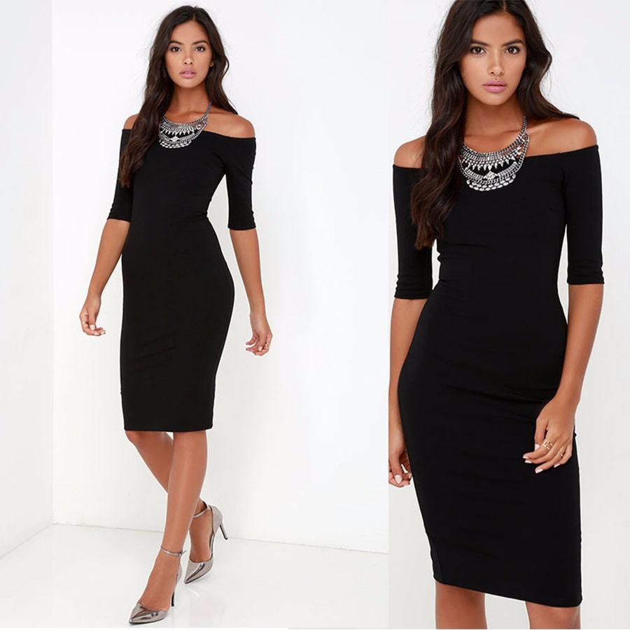 Vestidos Femininos Festa Curto Panicat Midi Frete Gratis 3/4