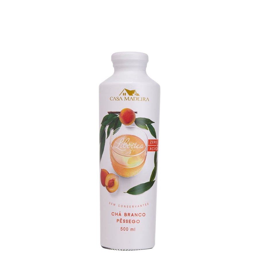Chá Casa Madeira Branco Pessego 500 Ml