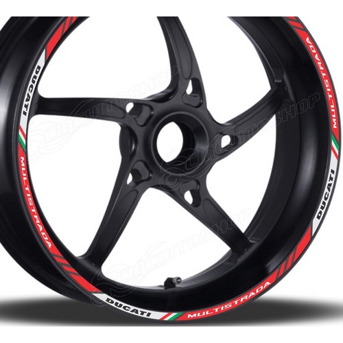 Friso Adesivo Refletivo P1 Roda Moto Ducati Multistrada