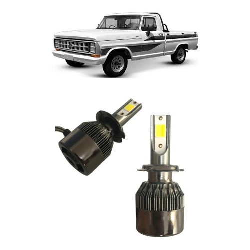 Super Led Dual 6000k/3000k Farol Baixo-alto Ford F1000 79 98