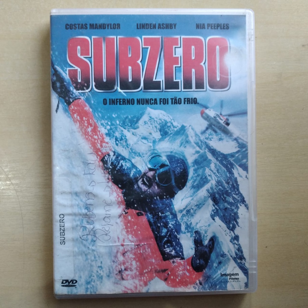 DVD Original Subzero O Inferno Nunca Foi Tão Frio