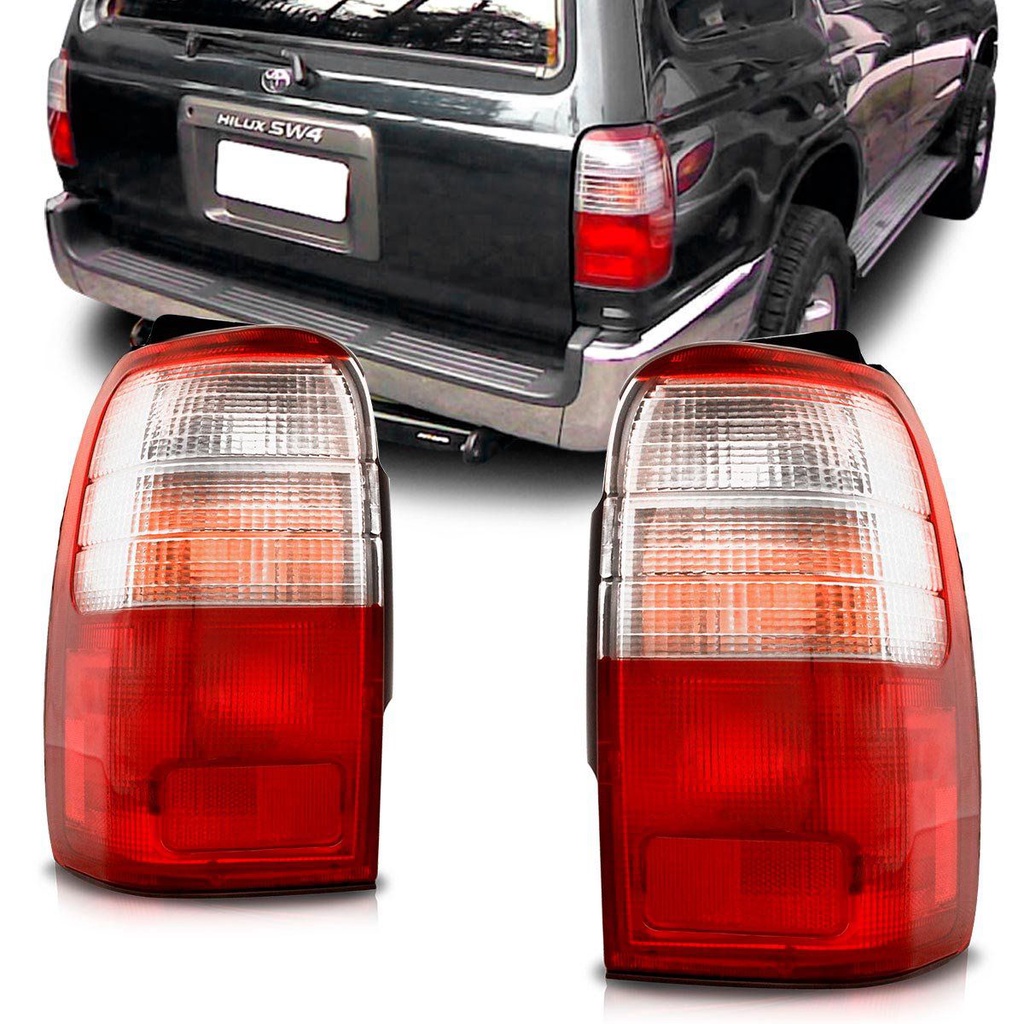 Lanterna Hilux Sw4 96 97 98 99 2000 Bicolor em Oferta na Shopee