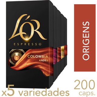 Kit 200 cápsulas Café L