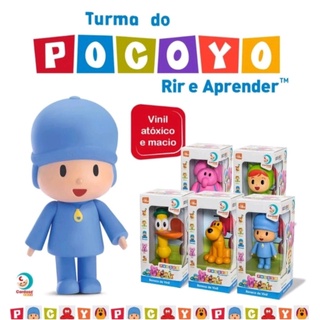 Kit 4 Bonecos Turma Do Pocoyo (Pocoyo) (Pato) (Sonequita) (Fred ...