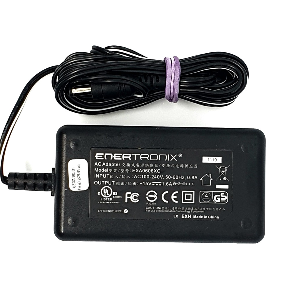 Fonte 15v 1.6a Estabilizada Roteador CFTV Led Som Enertronix