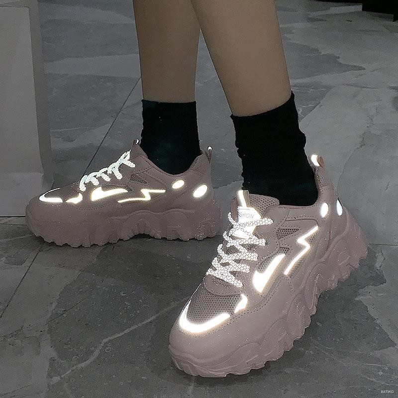 tenis refletivo feminino