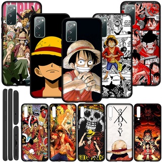 Capa Samsung Galaxy A12 A20 A30 A20S A30S A50S A50S Caixa De Telefone PA263 Cartoon Anime One Piece Luffy Zoro De Silicone Macia