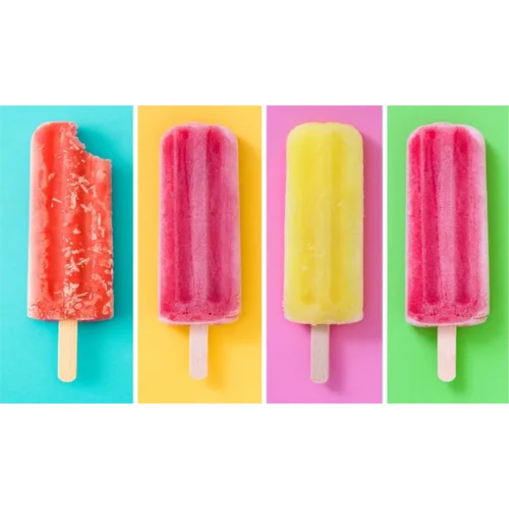 Adesivo Parede Decoração Sorveteria Picolé Sorvete Palito